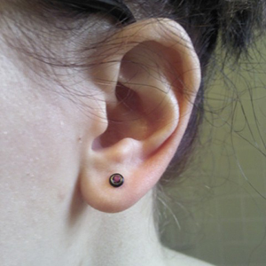 No Flare Acrylic Plug Customer Photo